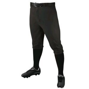 Champro Adult Triple Crown Knicker Baseball Pants Black‎ Sm